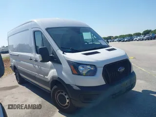 2022 Ford Transit z VIN 1FTYE1C84NKA19903, wystawiony jako IAAI lot #41757403 z przebiegiem 132 991 mil mil oraz . Historia ofert i sprzedaży dostępna na DreamBid. Obrazek 1.