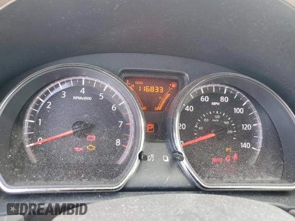 2014 Nissan Versa S Plus with VIN 3N1CN7AP6EL805419, listed as a Copart auction lot 53872715 with 116,833 mi miles and Clean Title. Bid and sale history available at carsss.com. Image 9.