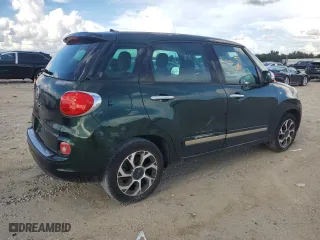 2014 FIAT 500L Lounge with VIN ZFBCFACH3EZ022146, listed as a Copart auction lot 73813284 with 107,830 mi miles and Salvage Title. Bid and sale history available at carsss.com. Image 3.