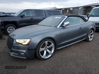 2014 Audi S5 Premium Plus with VIN WAUCGAFHXEN004107, listed as a Copart auction lot 41610825 with 122,154 mi miles and Clean Title. Bid and sale history available at carsss.com. Image 1.