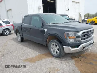 2021 Ford F-150 XL with VIN 1FTEW1C82MKD57251, listed as a IAAI auction lot 41888553 with 75,813 mi miles. Bid and sale history available at carsss.com. Image 1.