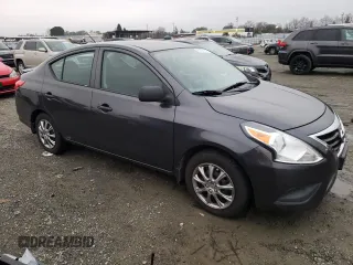 2015 Nissan Versa S Plus with VIN 3N1CN7AP5FL880792, listed as a Copart auction lot 86258494 with 158,228 mi miles and Salvage Title. Bid and sale history available at DreamBid. Image 4.