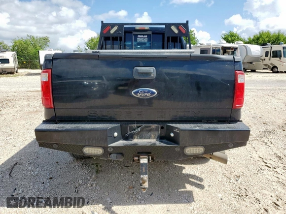 2008 Ford F-350 XL with VIN 1FTWW31R48EE60591, listed as a Copart auction lot 61618795 with 183,968 mi miles and Salvage title. Bid and sale history available at DreamBid. Image 6.