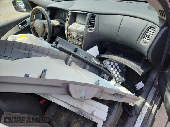 2017 Infiniti QX50 with VIN JN1BJ0RP0HM384553, listed as a Copart auction lot 61646415 with Not provided miles and Non repairable. Bid and sale history available at DreamBid. Image 8.