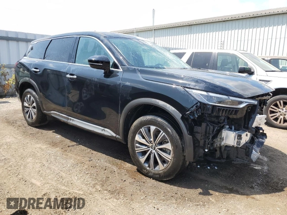 2024 Infiniti QX60 Pure with VIN 5N1DL1ES7RC337412, listed as a Copart auction lot 62099795 with 24,993 mi miles and Clean title. Bid and sale history available at DreamBid. Image 4.