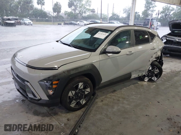 2024 Hyundai Kona SEL with VIN KM8HB3AB1RU118025, listed as a IAAI auction lot 41747434 with 8,954 mi miles. Bid and sale history available at carsss.com. Image 17.