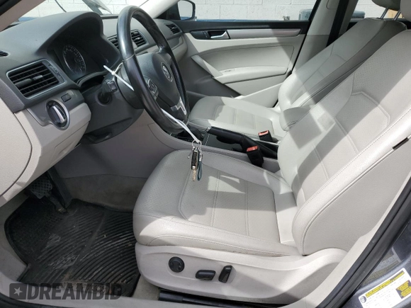 2014 Volkswagen Passat Wolfsburg Edition with VIN 1VWAS7A34EC040357, listed as a Copart auction lot 53364095 with 122,991 mi miles and Salvage title. Bid and sale history available at DreamBid. Image 7.