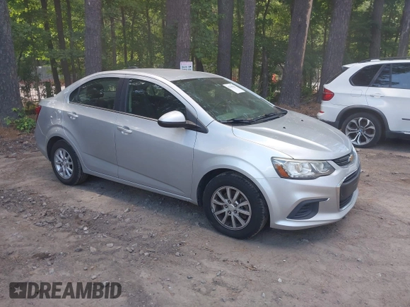 2017 Chevrolet Sonic LT with VIN 1G1JD5SG7H4121301, listed as a IAAI auction lot 42516703 with 158,920 mi miles and . Bid and sale history available at DreamBid. Image 1.