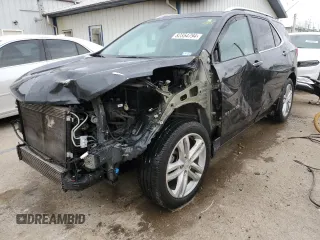 2019 Chevrolet Equinox Premier z VIN 2GNAXPEX2K6151230, wystawiony jako Copart lot #82354794 z przebiegiem 107 854 mil mil oraz Szkoda całkowita • Salvage title. Historia ofert i sprzedaży dostępna na DreamBid. Obrazek 1.