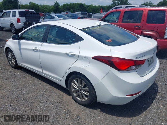 2015 Hyundai Elantra SE with VIN 5NPDH4AE6FH558457, listed as a IAAI auction lot 42738003 with 199,965 mi miles and . Bid and sale history available at DreamBid. Image 3.