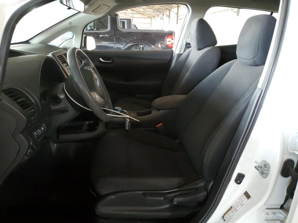 2016 Nissan LEAF S with VIN 1N4AZ0CP1GC309123, listed as a Copart auction lot 58872175 with 70,298 mi miles and Clean title. Bid and sale history available at DreamBid. Image 7.