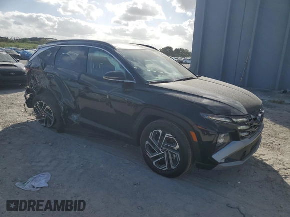 2025 Hyundai Tucson Limited with VIN 5NMJE3DE3SH448183, listed as a Copart auction lot 80440024 with 4,191 mi miles and Non Repairable. Bid and sale history available at carsss.com. Image 4.