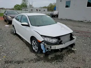 2018 Honda Civic LX with VIN 2HGFC2F55JH597340, listed as a Copart auction lot 53557495 with 8,232 mi miles and Salvage Title. Bid and sale history available at DreamBid. Image 14.