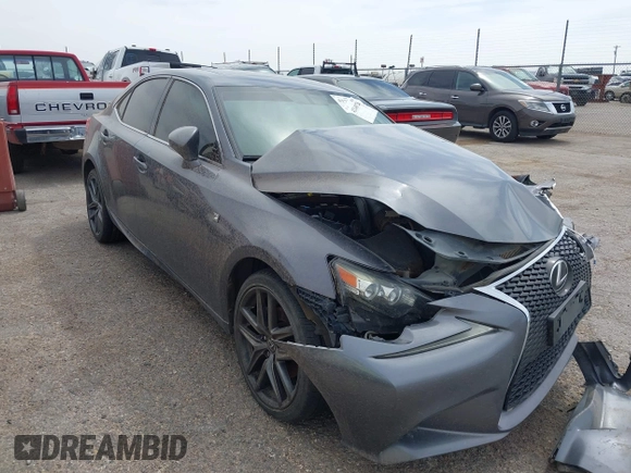 2015 Lexus IS 250 z VIN JTHBF1D20F5073081, wystawiony jako IAAI lot #42140726 z przebiegiem 88 996 mil mil oraz . Historia ofert i sprzedaży dostępna na DreamBid. Obrazek 1.