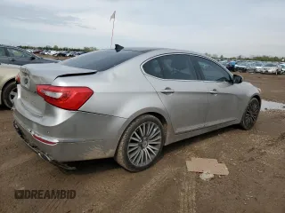 2014 Kia Cadenza Premium z VIN KNALN4D77E5120480, wystawiony jako Copart lot #55251915 z przebiegiem 193 390 mil mil oraz Szkody całkowita. Historia ofert i sprzedaży dostępna na DreamBid. Obrazek 3.