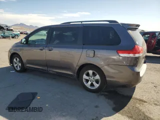 2012 Toyota Sienna LE AAS with VIN 5TDKK3DC6CS267895, listed as a Copart auction lot 53449855 with 114,699 mi miles and Salvage Title. Bid and sale history available at DreamBid. Image 2.