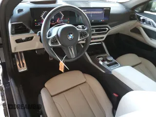 2024 BMW 4 Series M440i with VIN WBA53AT09RCN51860, listed as a Copart auction lot 67140264 with 95 mi miles and Salvage Title. Bid and sale history available at carsss.com. Image 8.