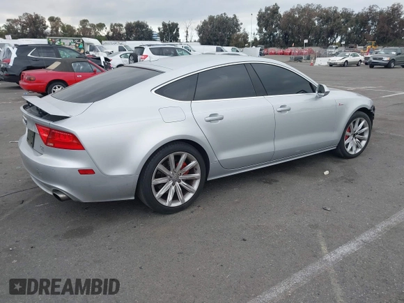 2013 Audi A7 3.0 Premium Plus with VIN WAUYGAFC7DN076830, listed as a IAAI auction lot 41447727 with 107,517 mi miles. Bid and sale history available at carsss.com. Image 4.