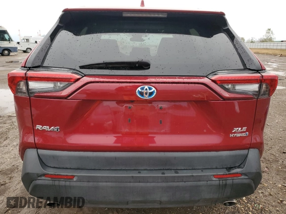 2021 Toyota RAV4 Hybrid XLE with VIN 4T3RWRFV8MU043385, listed as a Copart auction lot 84868154 with 93,650 mi miles and Salvage Title. Bid and sale history available at carsss.com. Image 6.