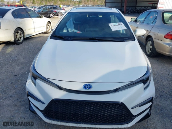 2024 Toyota Corolla Hybrid LE with VIN JTDBCMFEXRJ034285, listed as a IAAI auction lot 41181202 with 4,174 mi miles. Bid and sale history available at carsss.com. Image 12.
