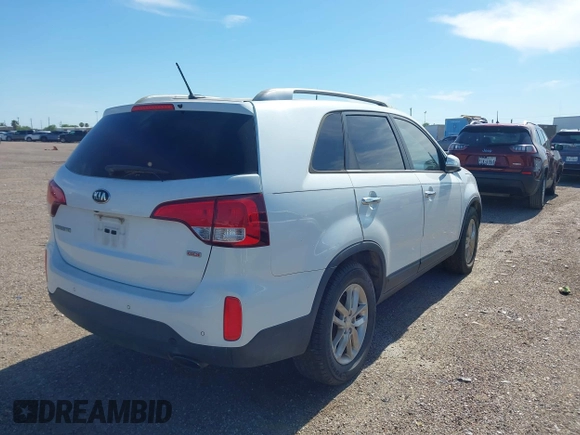 2015 Kia Sorento LX with VIN 5XYKT4A6XFG654663, listed as a IAAI auction lot 42196806 with 129,296 mi miles and . Bid and sale history available at DreamBid. Image 4.