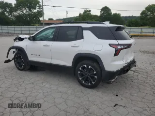 2025 Chevrolet Equinox AWD RS z VIN 3GNAXTEG5SL214390, wystawiony jako Copart lot #57106575 z przebiegiem 5 775 mil mil oraz Szkoda całkowita • Salvage title. Historia ofert i sprzedaży dostępna na DreamBid. Obrazek 2.