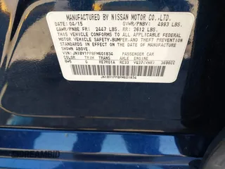 2015 Infiniti Q70 with VIN JN1BY1PP8FM601834, listed as a IAAI auction lot 42028330 with 106,285 mi miles and . Bid and sale history available at DreamBid. Image 9.
