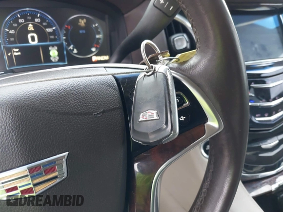2015 Cadillac Escalade Luxury z VIN 1GYS3MKJ9FR725818, wystawiony jako IAAI lot #41596731 z przebiegiem 224 246 mil mil oraz . Historia ofert i sprzedaży dostępna na DreamBid. Obrazek 11.