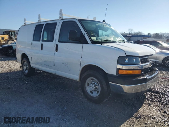 2017 Chevrolet Express Cargo with VIN 1GCZGGFG8H1120344, listed as a Copart auction lot 85590944 with Not provided miles and Salvage title. Bid and sale history available at DreamBid. Image 4.