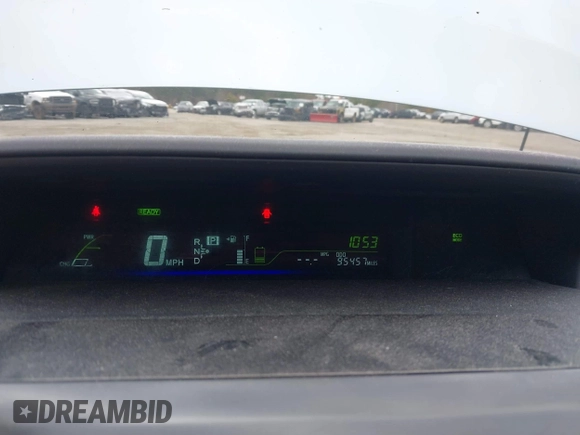 2013 Toyota Prius Two with VIN JTDZN3EU8D3279756, listed as a IAAI auction lot 41859346 with 95,457 mi miles and . Bid and sale history available at carsss.com. Image 7.
