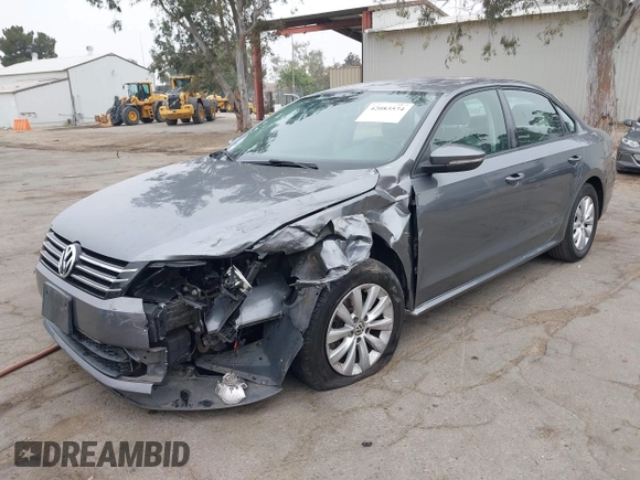 2012 Volkswagen Passat S with VIN 1VWAH7A31CC087907, listed as a IAAI auction lot 42083574 with 185,591 mi miles and . Bid and sale history available at DreamBid. Image 2.