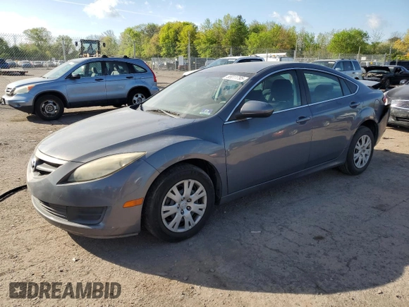 2009 Mazda 6 i Sport with VIN 1YVHP81A395M18146, listed as a Copart auction lot 55011795 with 126,162 mi miles and Salvage Title. Bid and sale history available at carsss.com. Image 1.