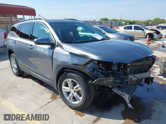 2018 GMC Terrain SLE with VIN 3GKALMEV9JL350310, listed as a IAAI auction lot 41872120 with 131,859 mi miles and . Bid and sale history available at carsss.com. Image 1.