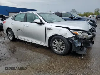 2019 Kia Optima LX with VIN 5XXGT4L32KG331490, listed as a Copart auction lot 55242975 with 104,500 mi miles and Clean title. Bid and sale history available at DreamBid. Image 4.