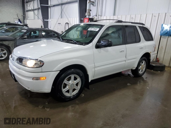 2002 Oldsmobile Bravada z VIN 1GHDT13S322121750, wystawiony jako Copart lot #45673945 z przebiegiem 240 907 mil mil oraz Szkody całkowita. Historia ofert i sprzedaży dostępna na DreamBid. Obrazek 1.