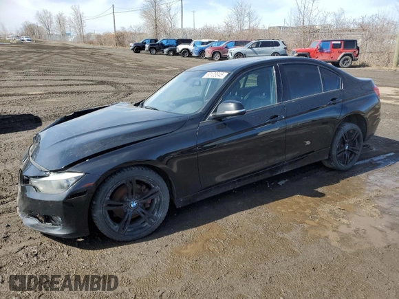 2015 BMW 3 Series 320i xDrive with VIN WBA3C3G59FNT51733, listed as a Copart auction lot 52123345 with Not provided miles and Salvage title. Bid and sale history available at DreamBid. Image 1.