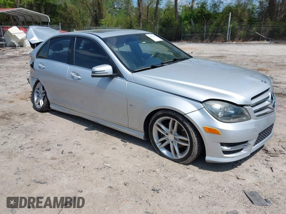 2012 Mercedes-Benz C 250 Sport with VIN WDDGF4HB8CR218946, listed as a IAAI auction lot 42012603 with 142,722 mi miles and . Bid and sale history available at DreamBid. Image 1.