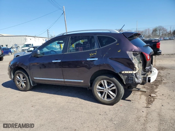 2015 Nissan Rogue Select S with VIN JN8AS5MV0FW766001, listed as a Copart auction lot 51155855 with 66777 miles and Salvage Title. Bid and sale history available at carsss.com. Image 2.