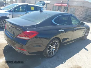 2019 Genesis G70 Advanced z VIN KMTG54LE3KU017600, wystawiony jako IAAI lot #42207355 z przebiegiem 58 407 mil mil oraz . Historia ofert i sprzedaży dostępna na DreamBid. Obrazek 4.