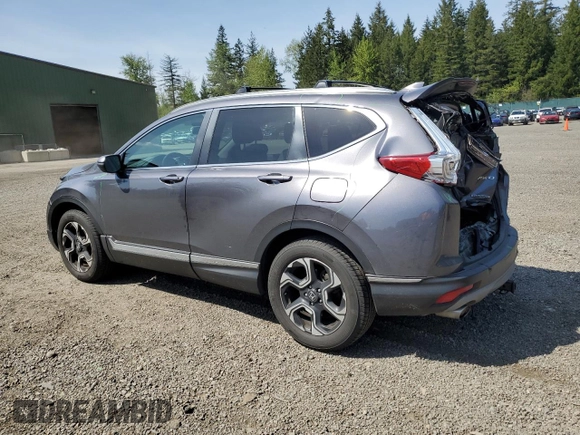 2017 Honda CR-V Touring with VIN 2HKRW2H93HH623695, listed as a Copart auction lot 55335375 with 97,389 mi miles and Salvage Title. Bid and sale history available at carsss.com. Image 2.