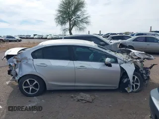 2015 Honda Civic Sedan SE with VIN 2HGFB2F7XFH527666, listed as a IAAI auction lot 41517883 with 1 mi miles. Bid and sale history available at carsss.com. Image 13.