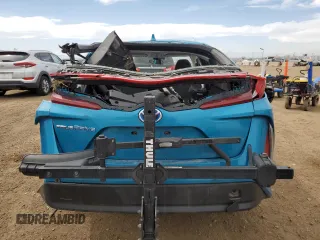 2020 Toyota Prius Prime LE with VIN JTDKARFP4L3120241, listed as a Copart auction lot 53346805 with 94,107 mi miles and Salvage Title. Bid and sale history available at carsss.com. Image 6.
