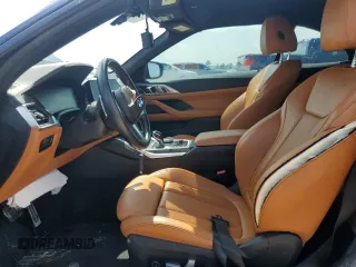 2023 BMW 4 Series M440i with VIN WBA53AT03PCL15153, listed as a Copart auction lot 49828855 with 7,354 mi miles and Salvage Title. Bid and sale history available at DreamBid. Image 7.
