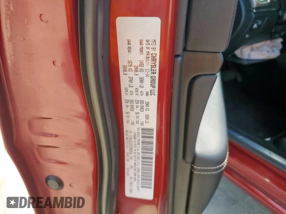 2015 Jeep Grand Cherokee Overland with VIN 1C4RJECG3FC686536, listed as a Copart auction lot 61058215 with 132,282 mi miles and Salvage title. Bid and sale history available at DreamBid. Image 12.