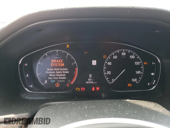 2018 Honda Accord EX with VIN 1HGCV1F42JA127960, listed as a Copart auction lot 50558335 with 141,915 mi miles and Salvage Title. Bid and sale history available at DreamBid. Image 9.