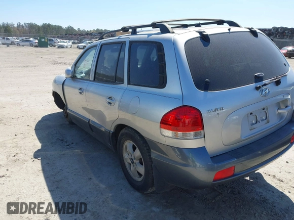 2005 Hyundai Santa Fe GLS with VIN KM8SC13D15U945622, listed as a IAAI auction lot 41722794 with 1 mi miles. Bid and sale history available at carsss.com. Image 3.