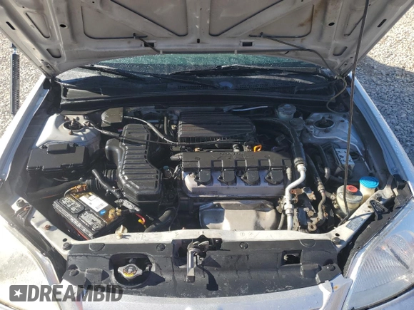 2001 Honda Civic EX with VIN 1HGES25701L024687, listed as a Copart auction lot 72632924 with 201,810 mi miles and Salvage Title. Bid and sale history available at carsss.com. Image 11.