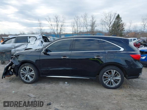 2017 Acura MDX w/Technology Pkg with VIN 5FRYD4H53HB032029, listed as a IAAI auction lot 41900361 with 184,224 mi miles. Bid and sale history available at carsss.com. Image 14.