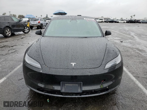2024 Tesla Model 3 with VIN 5YJ3E1EA9RF867532, listed as a Copart auction lot 47814555 with 2,445 mi miles and Salvage Title. Bid and sale history available at DreamBid. Image 5.