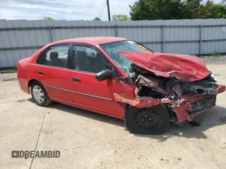 2005 Honda Civic VP z VIN 1HGES163X5L028984, wystawiony jako Copart lot #55120255 z przebiegiem Nie podano mil oraz Szkoda całkowita • Salvage title. Historia ofert i sprzedaży dostępna na DreamBid. Obrazek 4.